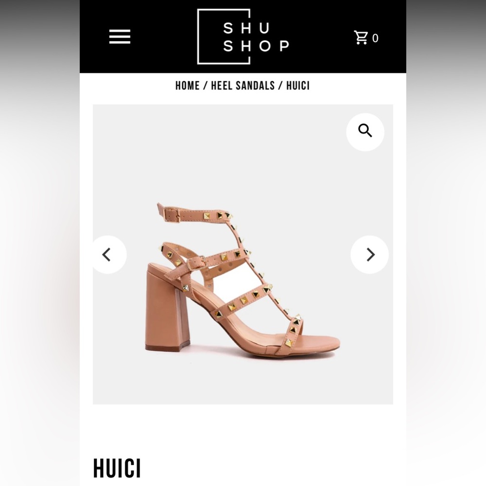 Shu Shop nude heels size 5.5
